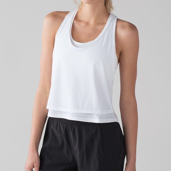 lululemon athletica Tops - LuluLemon Lean In Tank Size 12 White  (A1)